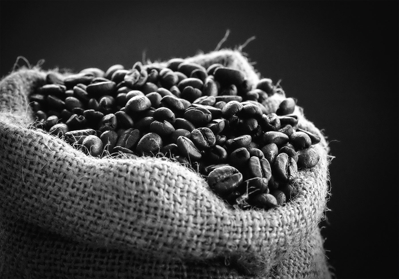 Bag Of Coffee Beans Poster