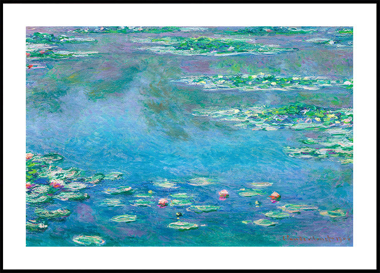 Water Lilies Reflection Poster - Posterbox.art