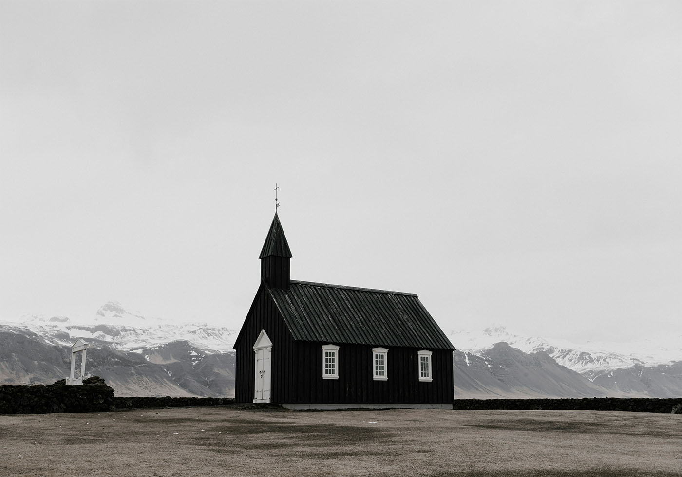 Black Church Poster - Posterbox.art