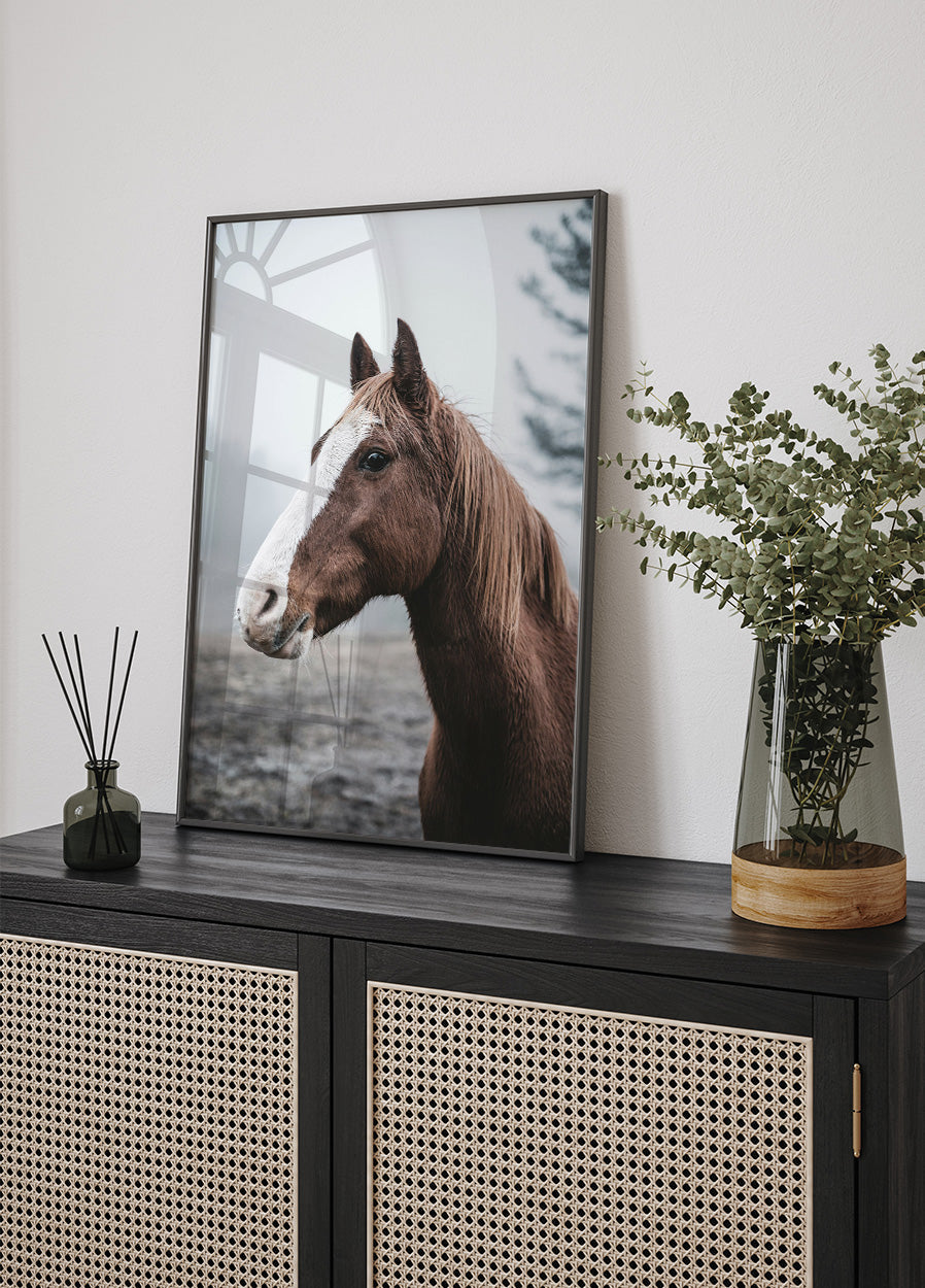 Brown Horse Poster - Posterbox.art