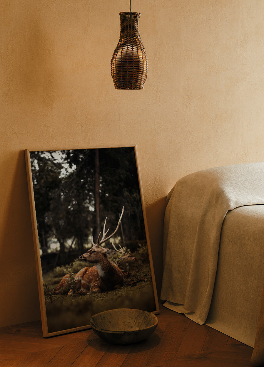 Deer In The Forest Poster - Posterbox.art