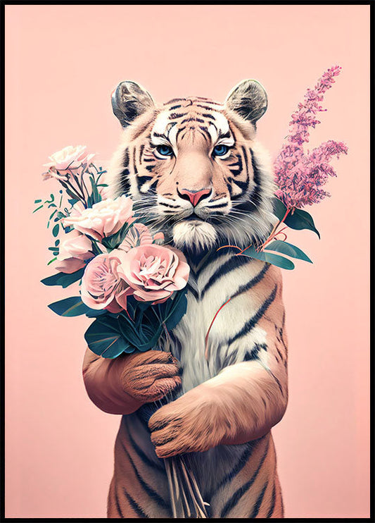 Tiger Bouquet Plakat - Posterbox.no