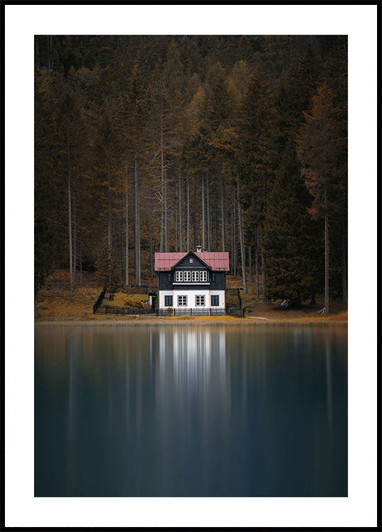 A House by the Tranquil Lake Poster