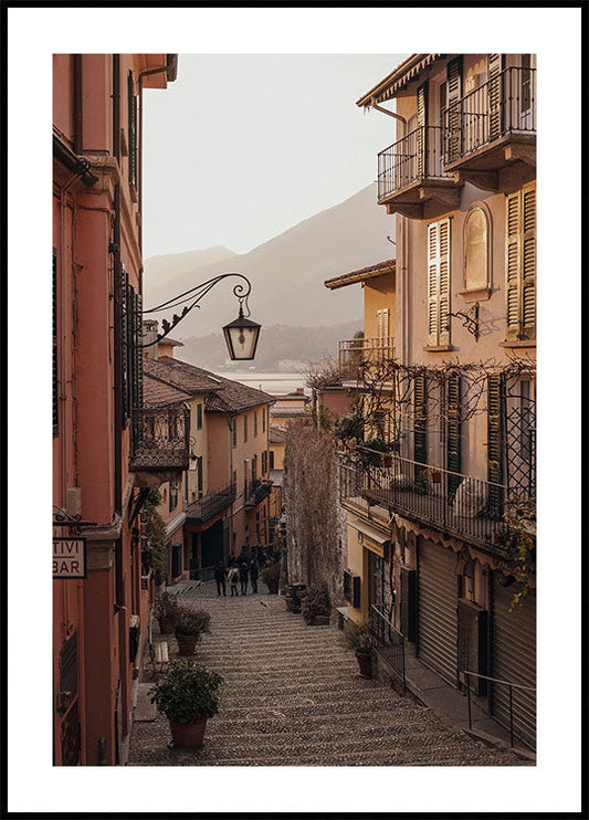 Sunset over Bellagio Poster