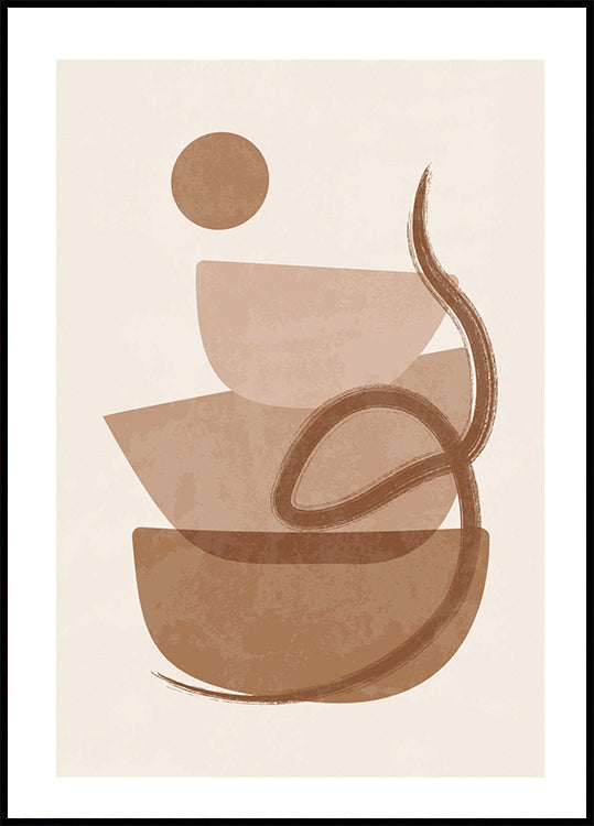Watercolor Shapes Poster - Posterbox.art