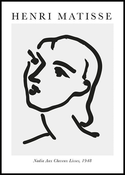 H. Matisse Nadia Aux Cheveux Lisses Poster - Posterbox.art