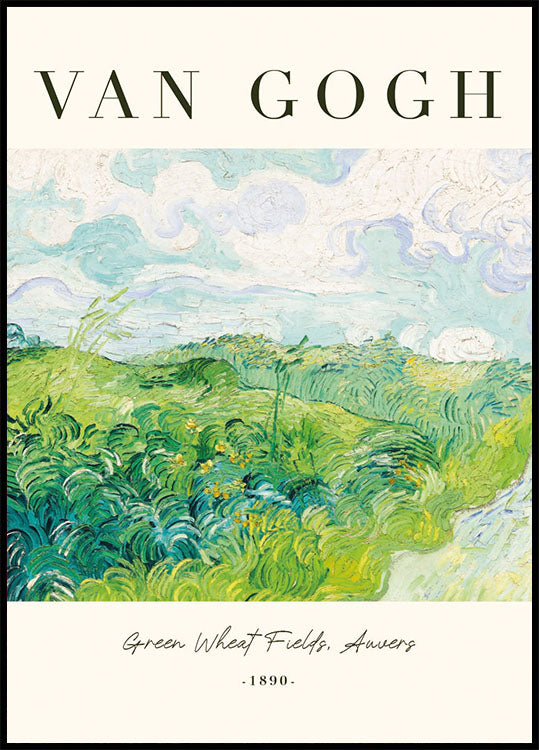 Van Gogh's Green Wheat Fields Poster