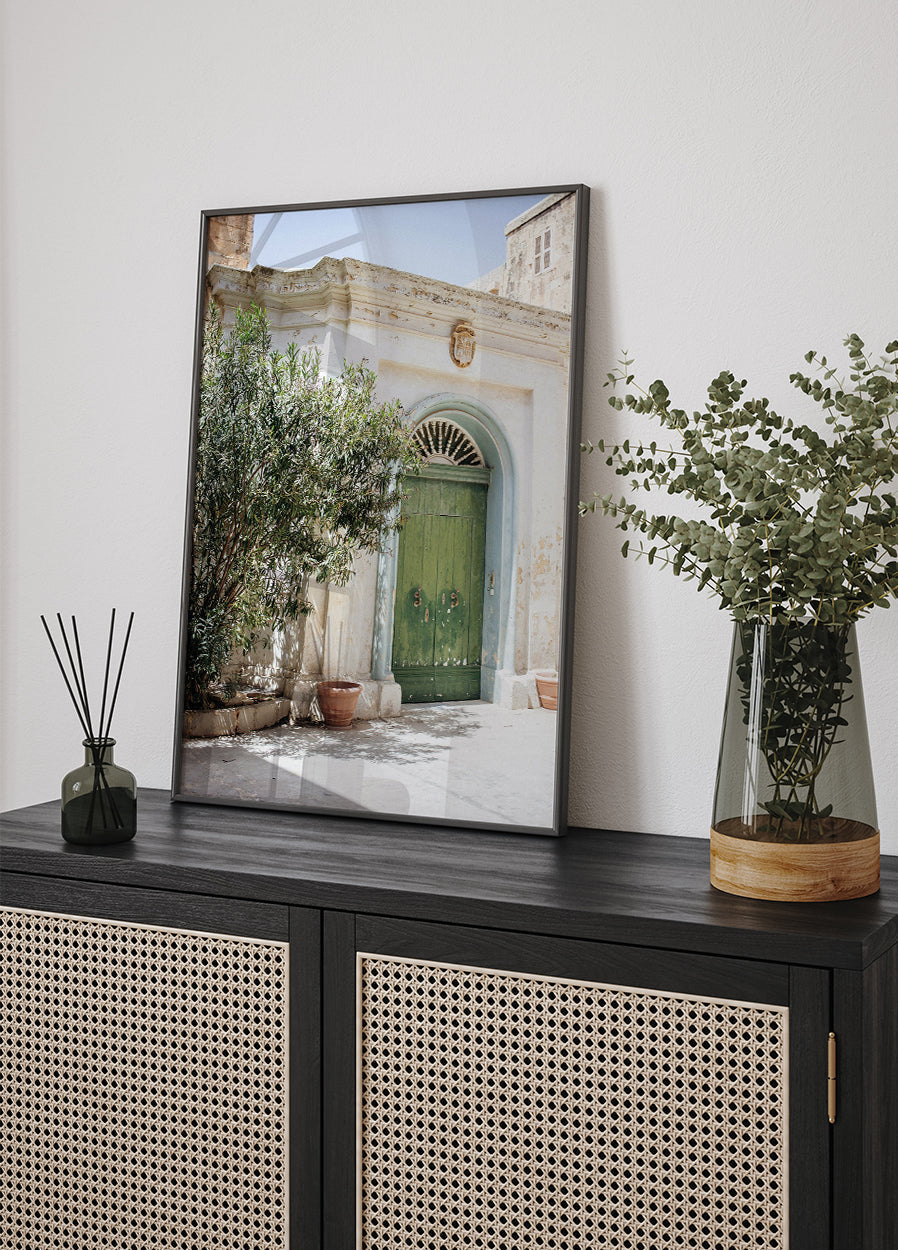 Green Door Poster - Posterbox.art