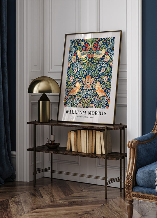 William Morris, Strawberry Thief 1883 Art Poster