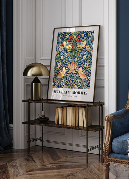 William Morris, Strawberry Thief 1883 Art Poster