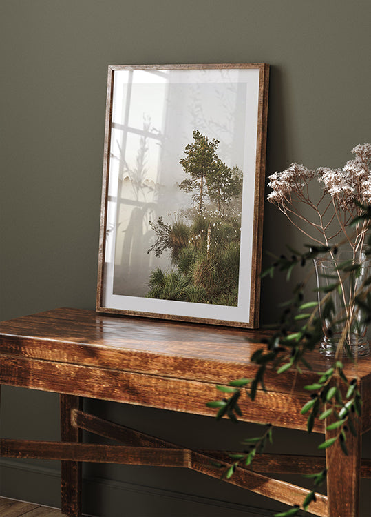 Foggy Summer Morning Poster - Posterbox.art