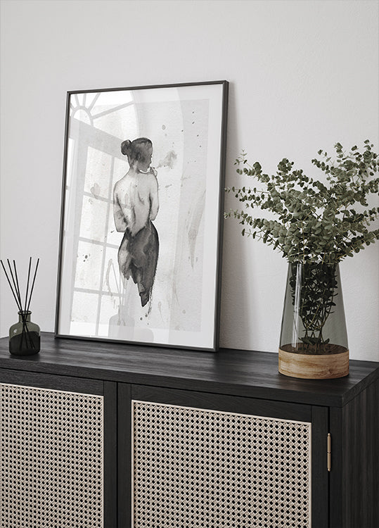 Watercolor Lines No. 2 Poster