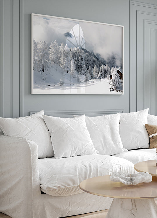 Winter Magic in the Alps Poster