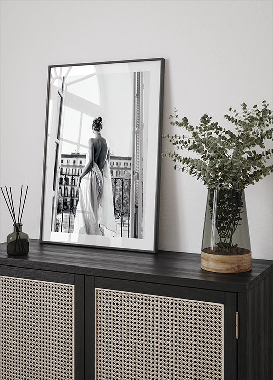 Morning Serenity Balcony Poster