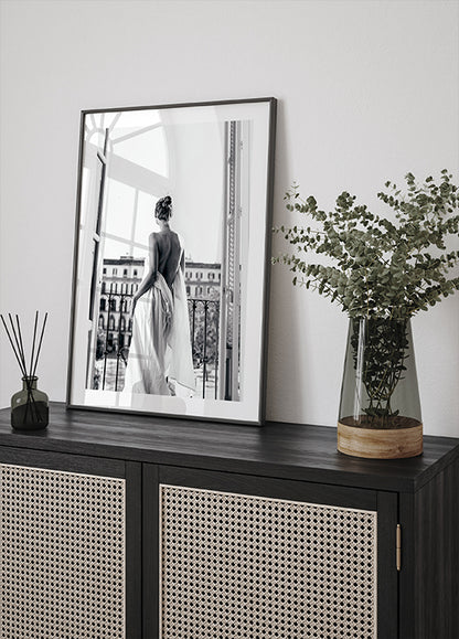 Morning Serenity Balcony Poster