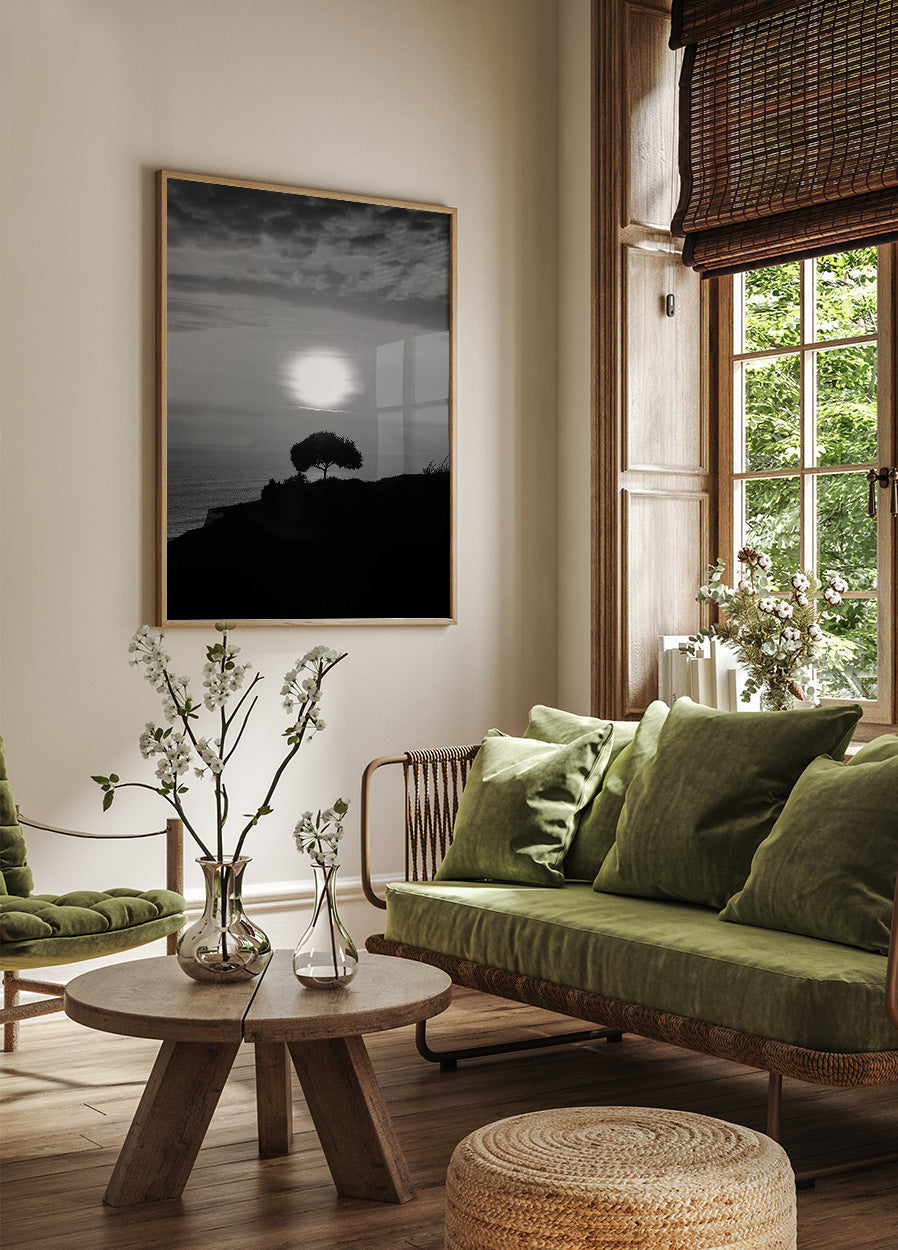One Tree At Sunset Poster - Posterbox.art