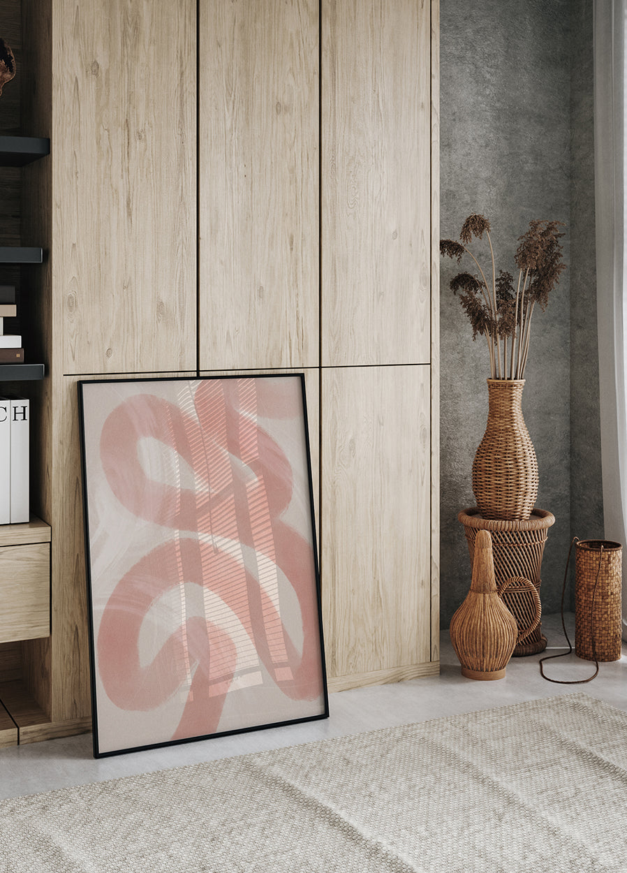 Pink Abstract Poster - Posterbox.art