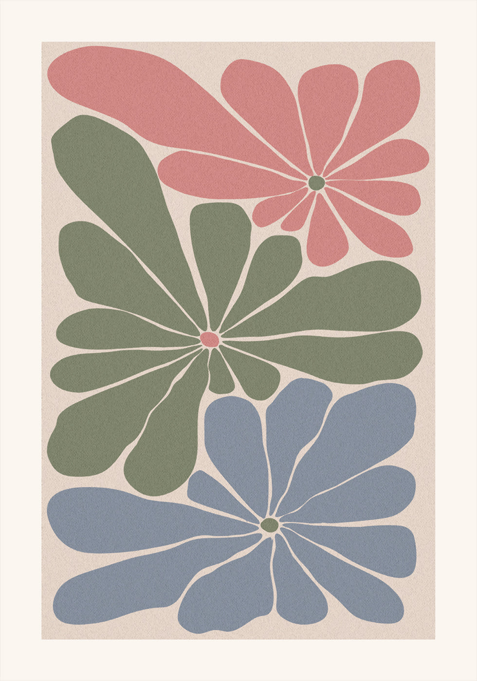 Three Flowers Poster - Posterbox.art
