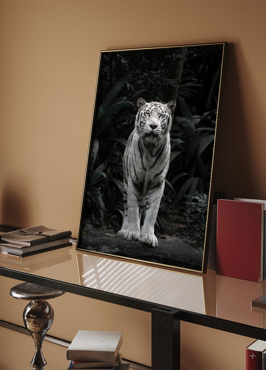 Majestic White Tiger Poster - Posterbox.art